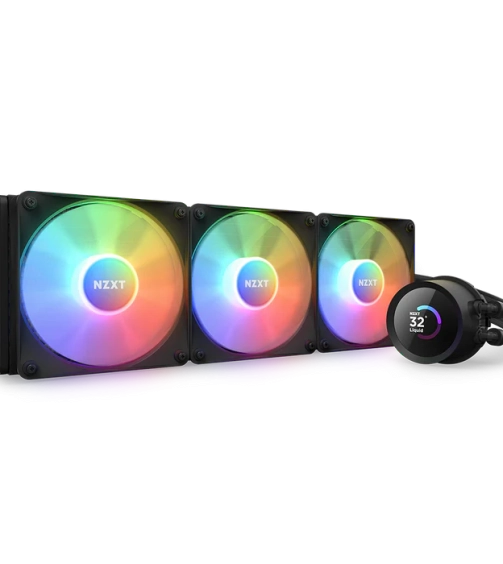 NZXT Kraken 360 RGB Black Liquid Cooler with LCD Display