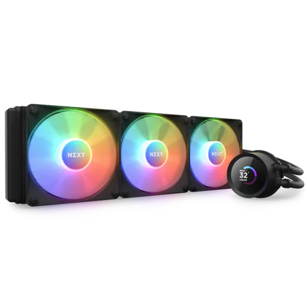 NZXT Kraken 360 RGB Black Liquid Cooler with LCD Display