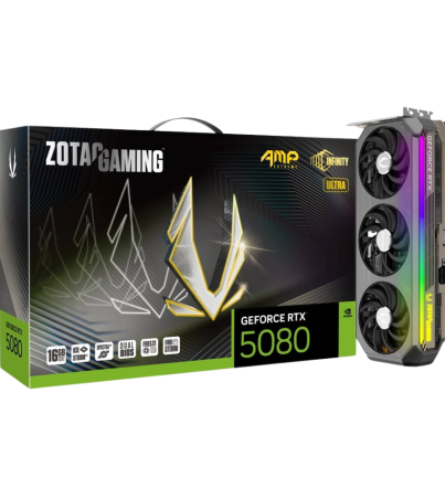 ZOTAC GAMING GeForce RTX 5080 AMP Extreme INFINITY 16GB GRAPHIC CARD
