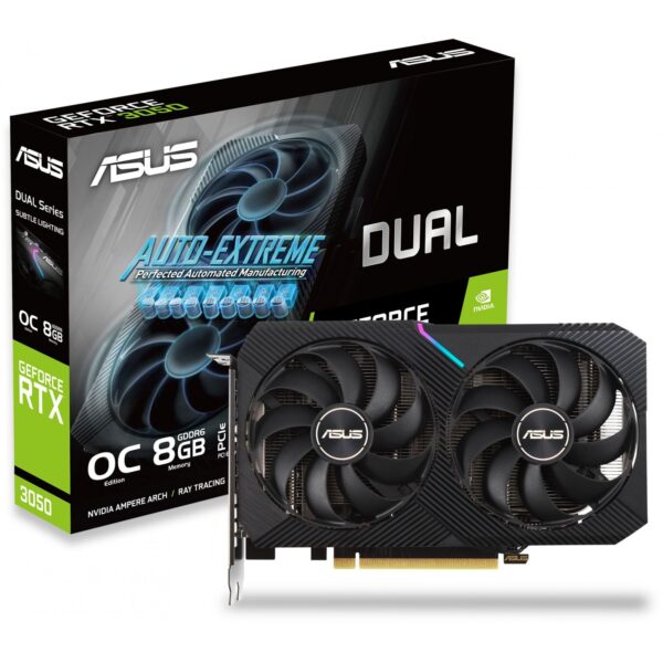 ASUS Dual GeForce RTX 3050 V2 8GB GDDR6 OC Graphics Card