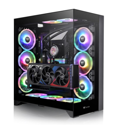 THERMALTAKE CTE E600 MX MID-TOWER BLACK GAMING CASE (WITH GEN 4 RISER CABLE)