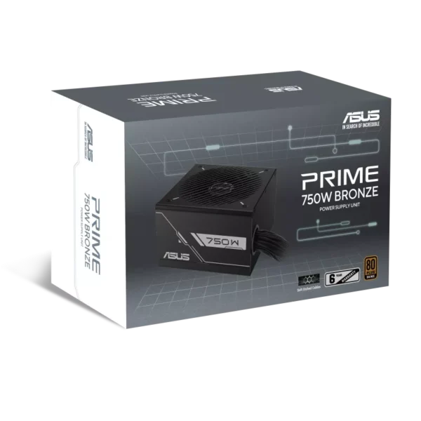 ASUS Prime 750W 80 PLUS BRONZE NON MODULAR PSU - Image 2