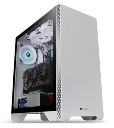 THERMALTAKE S300 TG MID-TOWER SNOW WHITE CASE