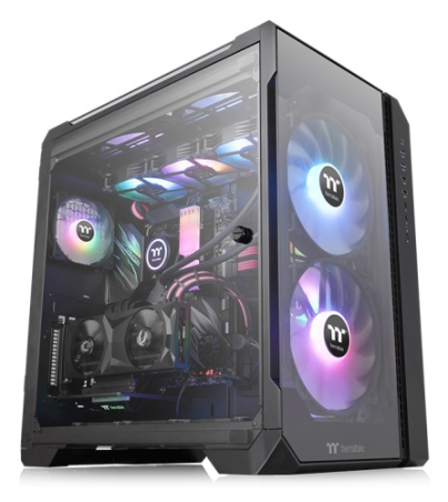 THERMALTAKE VIEW 51 TG ARGB FULL-TOWER SNOW WHITE CASE (03 ARGB FANS)
