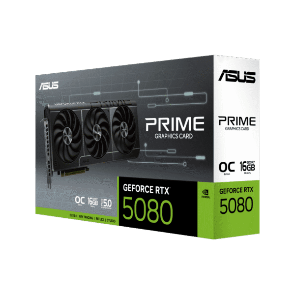 Asus Prime GeForce RTX 5080 16GB GDDR7X OC Graphics Card - Image 2