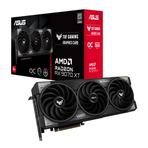 ASUS TUF Gaming Radeon™ RX 9070 XT OC Edition 16GB GDDR6 GRAPHIC CARD