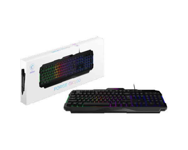MSI FORGE GK100 RGB Wired Gaming Keyboard - Image 3