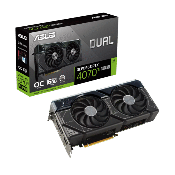 ASUS Dual GeForce RTX 4070 Ti SUPER OC Edition 16GB GDDR6X Graphics Card