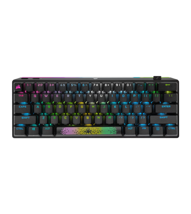 CORSAIR K70 PRO MINI WIRELESS 60% Mechanical CHERRY MX Speed Switch Keyboard with RGB Backlighting