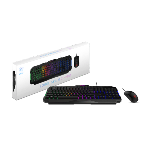 MSI FORGE GK100 COMBO RGB Wired Gaming Keyboard - Image 2