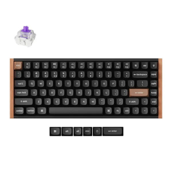 Keychron K2 HE Wireless Magnetic Custom Keyboard – Special Edition Black