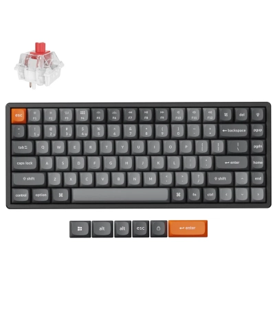 Keychron K2 Max QMK Wireless Mechanical Keyboard (Keychron Super Red)