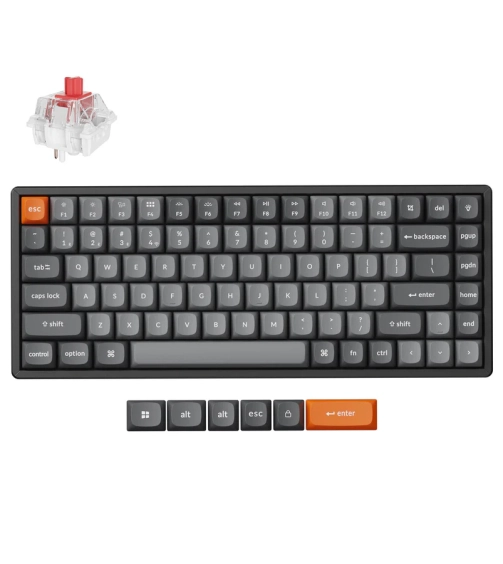 Keychron K2 Max QMK Wireless Mechanical Keyboard (Keychron Super Red)