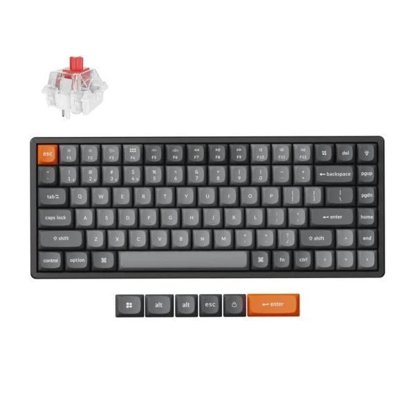 Keychron K2 Max QMK Wireless Mechanical Keyboard (Keychron Super Red)