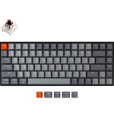 Keychron K2 (Version 2) – RGB Backlight – Gateron G Pro Brown Switches