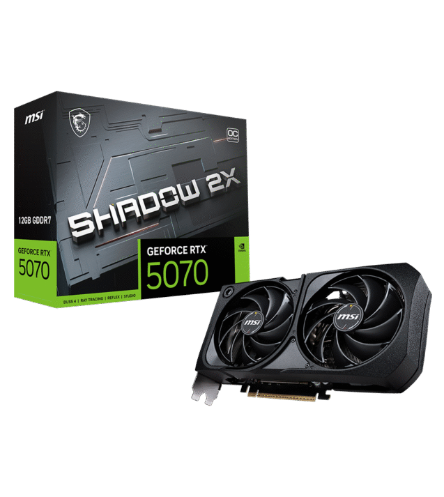 MSI GeForce RTX 5070 12G SHADOW 2X OC Graphics Card