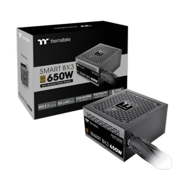 Thermaltake Smart BX3 650W 80 PLUS Bronze ATX 3.1 Non-Modular Power Supply