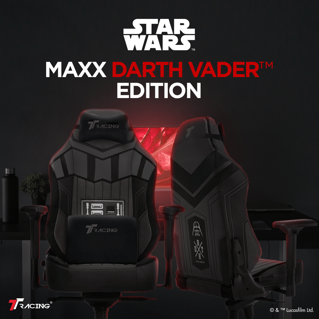 TTRACING Maxx Air Threads Fabric Gaming Chair – Darth Vader Edition - Image 4