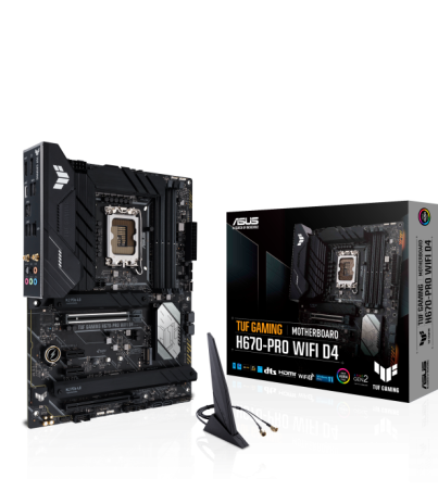 ASUS TUF GAMING H670‑PRO WIFI D4 Motherboard
