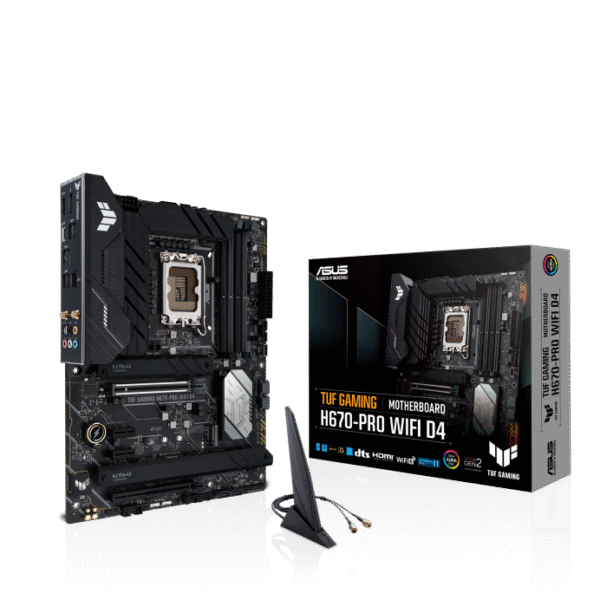 ASUS TUF GAMING H670‑PRO WIFI D4 Motherboard