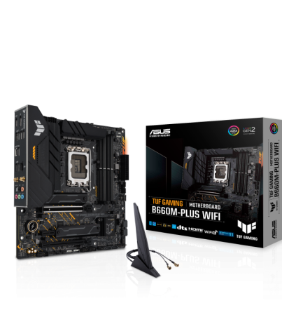 ASUS TUF GAMING B660M‑PLUS WIFI D4 Motherboard