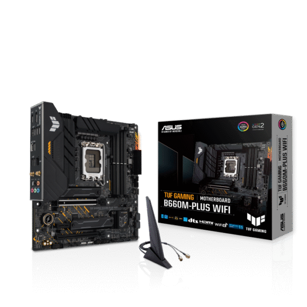ASUS TUF GAMING B660M‑PLUS WIFI D4 Motherboard