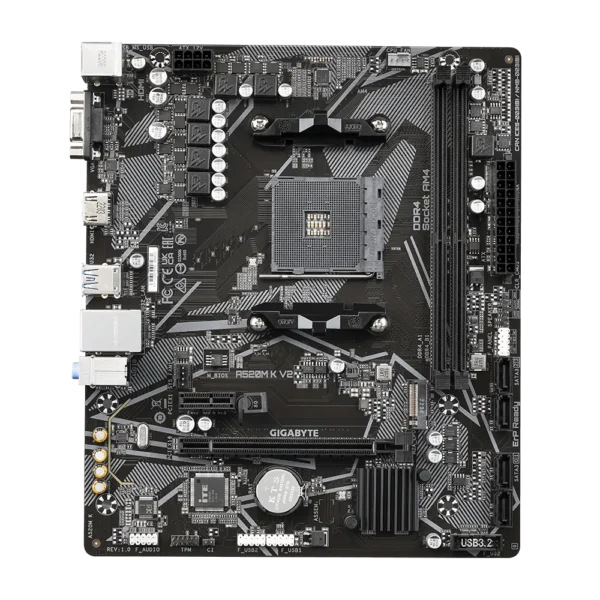 Gigabyte A520M-K V2 Micro ATX Motherboard - Image 2