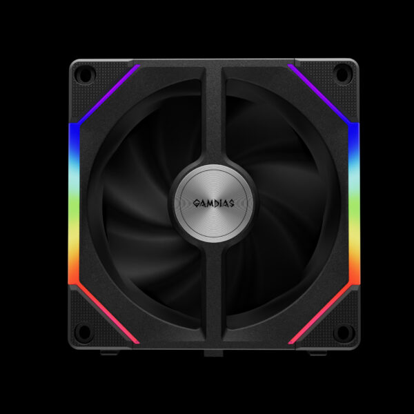Gamdias AEOLUS P2-1203U 120mm ARGB Fan Pack With Controller - Image 3