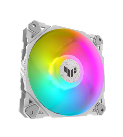 ASUS TUF Gaming TF120 ARGB White Single Fan