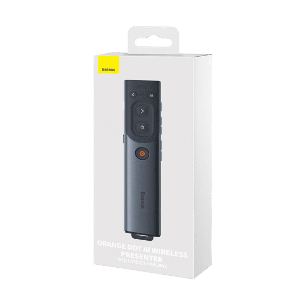 Baseus Orange Dot AI Wireless Presenter (Red Laser) (Charging)