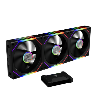 Gamdias AEOLUS P2-1203U 120mm ARGB Fan Pack