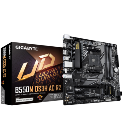 Gigabyte B550M DS3H AC R2 Micro ATX Motherboard