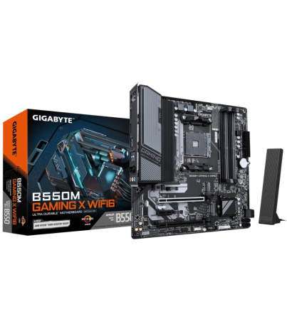Gigabyte B550M GAMING X WIFI6 Micro ATX Motherboard