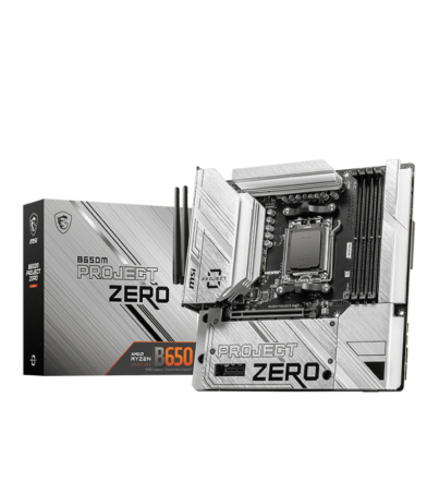 MSI B650M PROJECT ZERO Micro-ATX Motherboard