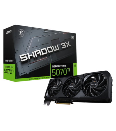 MSI GeForce RTX™ 5070 Ti 16G SHADOW 3X OC