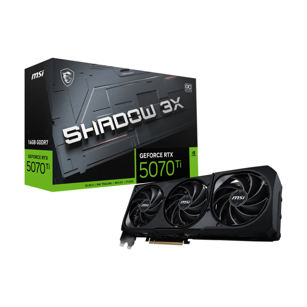 MSI GeForce RTX™ 5070 Ti 16G SHADOW 3X OC
