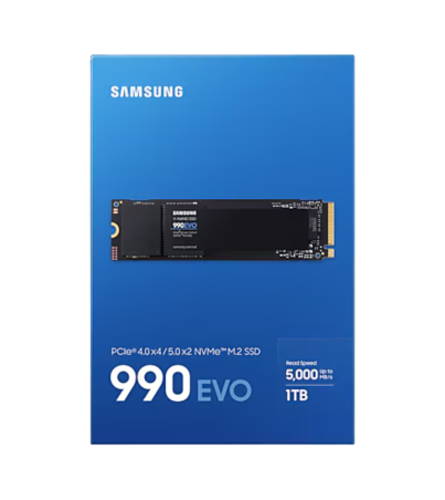 SAMSUNG 990 EVO 1TB M.2 PCIe 4.0