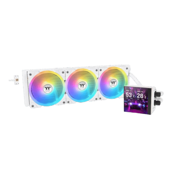 Thermaltake MAGFloe 360 Ultra ARGB Sync AIO Liquid Cooler - Snow Edition