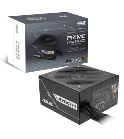 ASUS Prime 650W 80 PLUS BRONZE NON MODULAR PSU