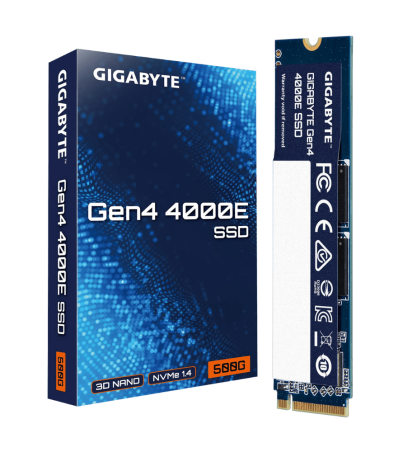 GIGABYTE Gen4 4000E 500GB NVMe SSD